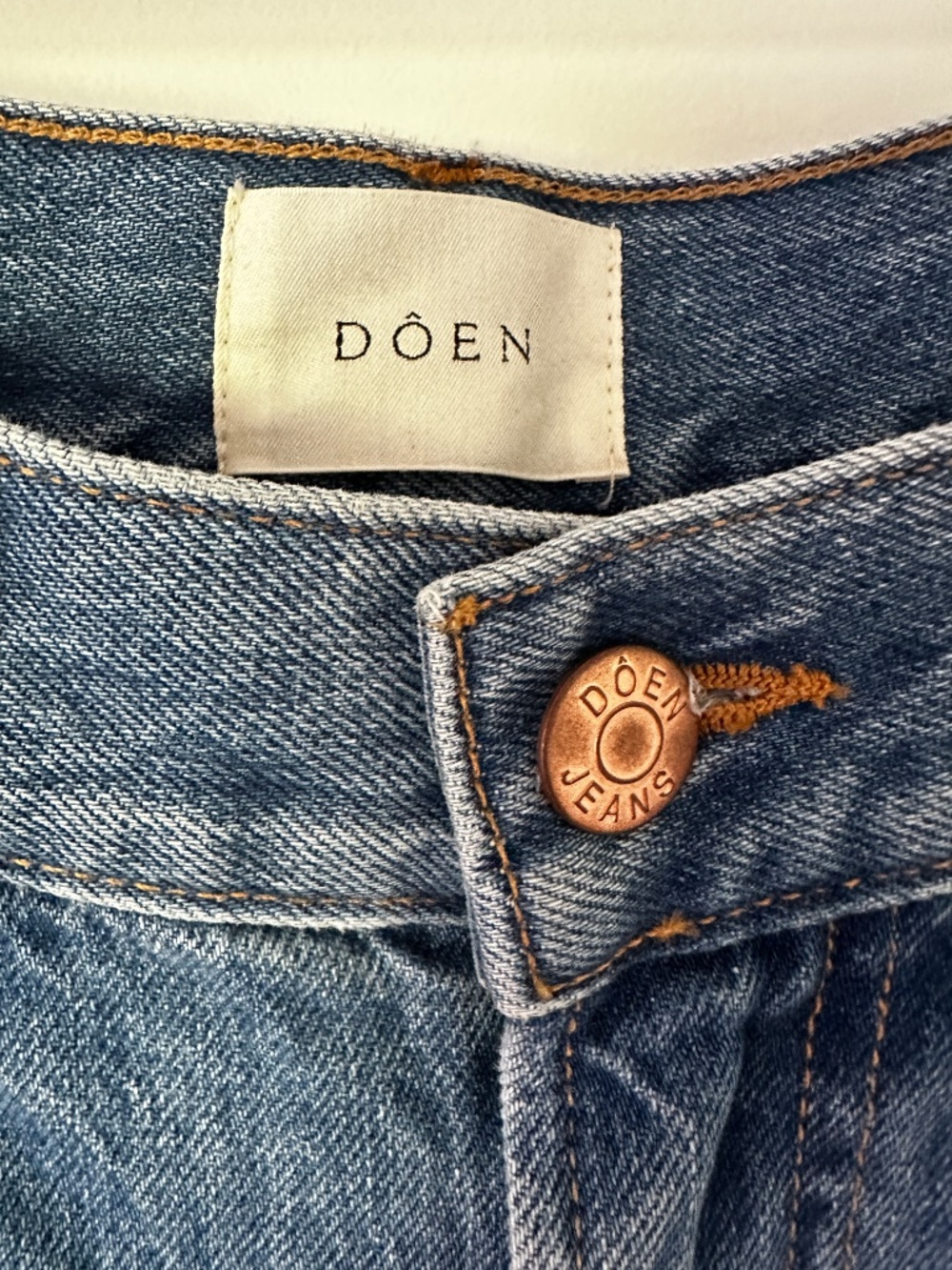 DÔEN Laurent Jean Organic Cotton High Rise Jeans 28 - Picture 3 of 5